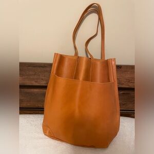 ABLE Salem Tote in Cognac
